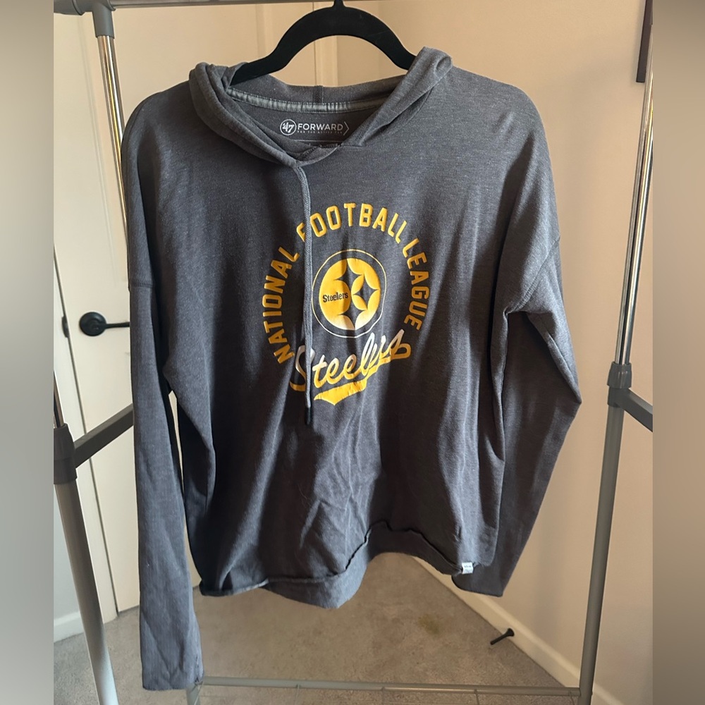 Steelers cropped hoodie